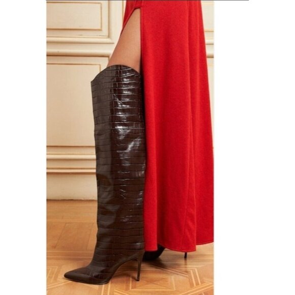 Schutz Maryana Pointed Toe Boots Women Size 7.5 B - Picture 1 of 16